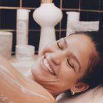 Cassie Ventura Instagram - Unwind With Me ✨ My version of Mommy Time almost always includes a self care moment and when it does, I like to make the most of it. I’m obsessed with keeping my skin super clean, soft and moisturized head to toe, so my new favorite body combo is @honest Nourish Cleansing Body Conditioner coupled with the More Moisture Body Butter. It’s amazing. I would literally bathe in a full tub of Body Conditioner daily if I could. Mommy or not, get yours and enjoy! #honest #honestambassador