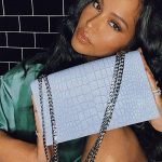 Cassie Ventura Instagram - It’s a @brandonblackwoodnyc bag💧🥶💎🧿💙🦋🌍 #BrandonBlackwoodPartner
