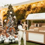 Cassie Ventura Instagram - My babies got to experience their first “snowfall” right in the middle of Beverly Hills at the @jluxlabel holiday lounge. We had friends and family in matching sweats for the cutest movie night - Frankie loved the snow! I know that she’s going to love it if it snows when we go visit family for the holidays. Per always, @melissaandre and @madco_team designed the most magical space. I can’t wait to share more photos of this one. It was perfect ☁️❄️🌲 Thank you @jluxlabel 🤍 swipe to the end for a cute surprise 🥰 Hair @tigerbahmb Make Up @nadiamohamofficial
