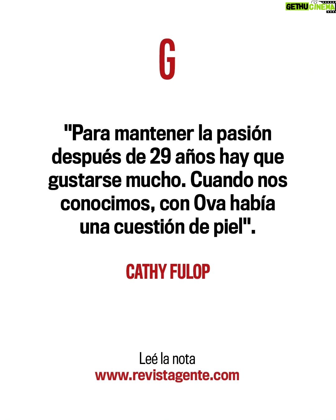 Catherine Fulop Instagram - 😱 ¡AH BUE! Con ustedes, @FulopCatherine y @OvaSabatini, las nuevas caras de la #TapaDigital de @revistagenteok ❤️ 🏖️Las playas de Aruba les calza perfecto: desde allí, posaron y se divirtieron frente a las cámaras de #Gente. 💍 29 años de relación, 25 de casados y dos hijas: Tiziana y Oriana Sabatini. ¿Cómo mantienen viva la llama del amor mientras afrontan el "nído vacío"? 🔗 Descubrí todo, incluido su mayor deseo, en la nota de nuestro link en bio e historias.