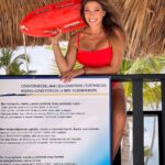 Catherine Fulop Instagram - Bay Watch 🌴♥️ #swimwear by @lasnatalias Punta Cana, the Dominican Republic