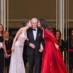 Catherine Zeta-Jones Instagram - Cannes! Cannes! What a soirée! To walk the iconic red carpet with my daughter @carys.douglas and my husband @michaelkirkdouglas as he receives his lifetime achievement Palm D’Or was a night I shall never forget, ever. Thanks always to @miss_kellyjohnson @marywilesmakeup @stephanebodin @eliesaabworld @sarahflint_nyc @chopard @rogervivier