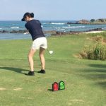 Catherine Zeta-Jones Instagram - I think it went in the hole…..I think…,,,⛳️⛳️⛳️⛳️⛳️⛳️⛳️