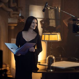 Catherine Zeta-Jones Instagram - What an amazing time had on the @wednesdaynetflix set. Have you finished watching the series? Well don't delay, as it is STREAMING NOW on @netflix.