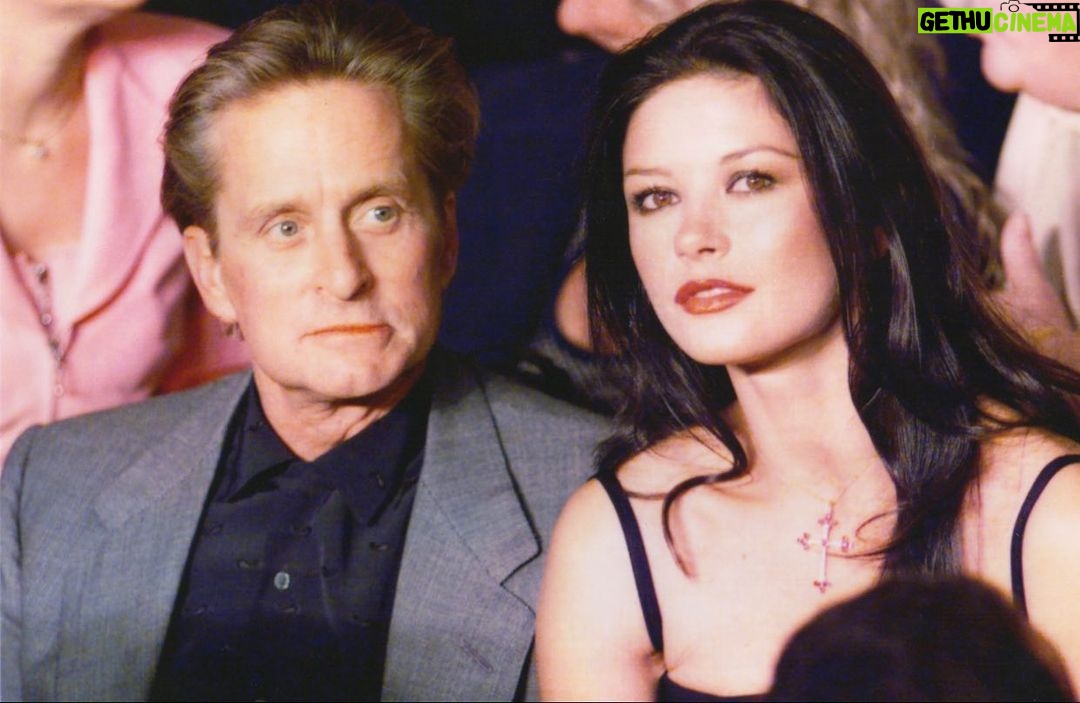 Catherine Zeta-Jones Instagram - Throw Back Thursday♥️Honey Hubby and I on a date. Honey Hubby has been ‘outta town’ shooting in Europe, since this photo was taken😂 I am kidding before you all squawk😂 looking forward to few date nights before year’s end. 👍🏻