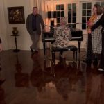 Catherine Zeta-Jones Instagram - When my Welsh friends get together at my house, we always end up here. Singing Welsh songs to American’s who can’t understand but love it all the same. Flashback to thanksgiving chez moi. I love you my Welsh lambs😘😘😘😘 you too my NewJerseyans and Americans, oops, and a lone Canadian.