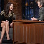 Catherine Zeta-Jones Instagram - About last night. It is always so much fun to catch up with Seth Meyer@LateNightSeth. Lloyd Bishop/NBC