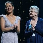 Catherine Zeta-Jones Instagram - Dearest, Darling, Dame Angela Lansbury. May you Rest In Peace. Our Broadway double act will forever be one of the joys of my life. As the lights dim for you on ‘The Great White Way’ you shall glow forever in our hearts. Love you Angela, Catherine. 🙏🏻