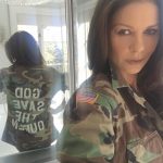 Catherine Zeta-Jones Instagram - Thank you Queen Elizabeth. My favorite jacket for my favorite Queen. 70 years❤️