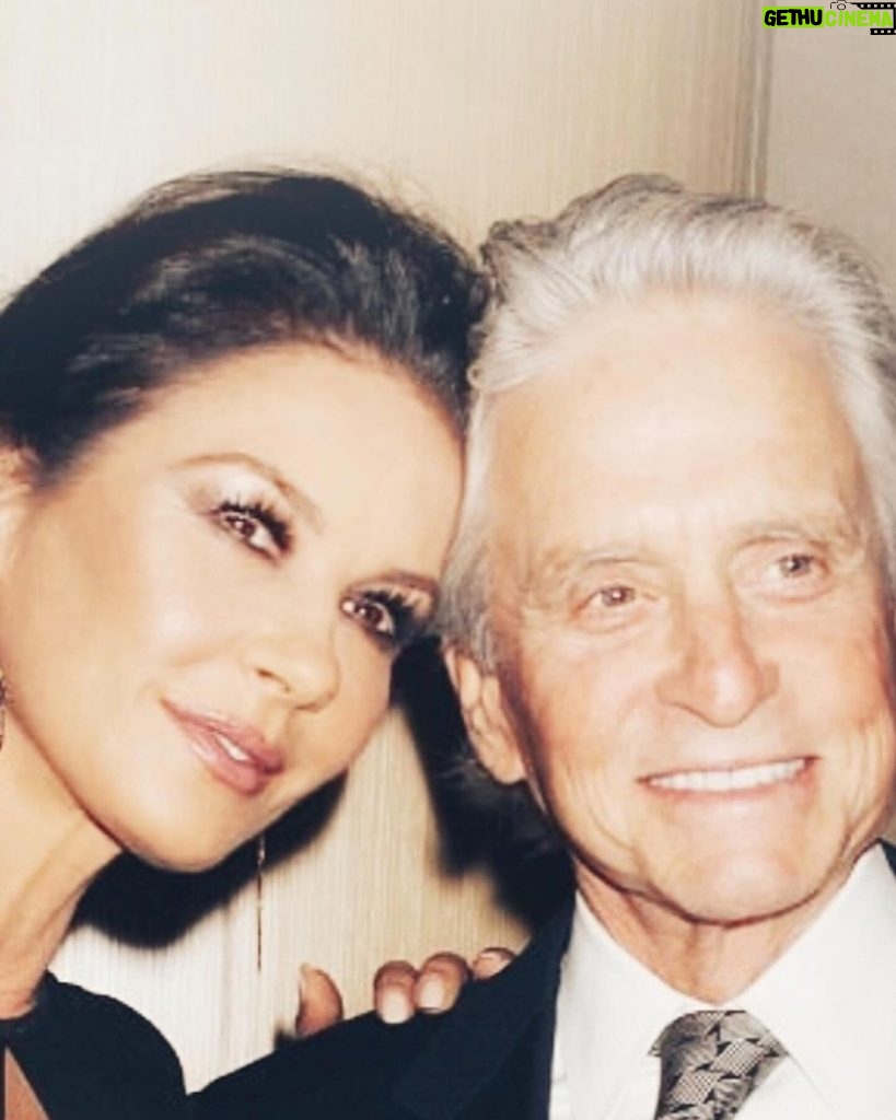 Catherine Zeta-Jones Instagram - Today we celebrate 23 years of marriage❤ Darling Michael, your Nobel Peace Prize awaits😂😘❤ I love you…from your darling wife, a gold star Medal of Honor recipient😘