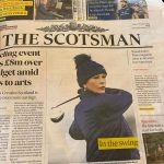 Catherine Zeta-Jones Instagram - Still Swinging! Sir Sean Connery, dear friend, this one is for you! Been thinking of you all week. The kid is loving the links! ♥️🙏🏻♥️ @dunhilllinks