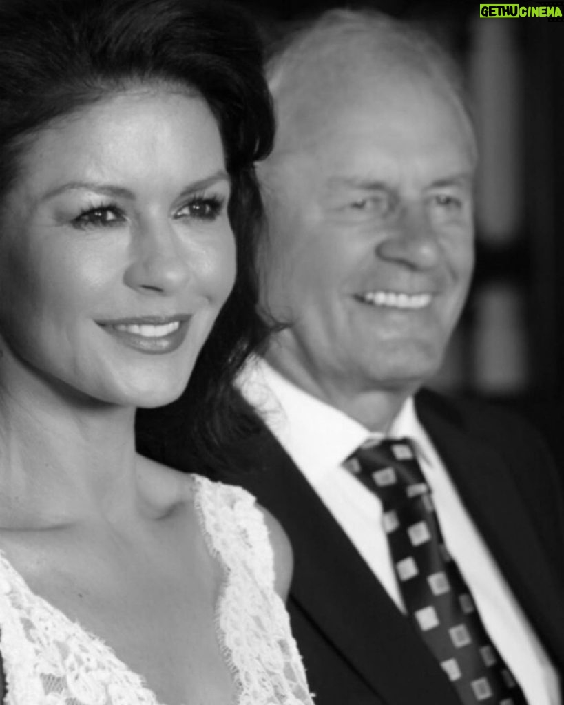 Catherine Zeta-Jones Instagram - Happy Father’s Day to my daddy. I love you more than words can say.I love you always.😘
