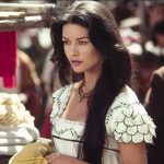 Catherine Zeta-Jones Instagram – Totally missed TBT, so doing a FBF, (mother, I will explain later) 2 pics of the chick in Zorro!