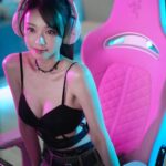 Cathryn Li Instagram - 喜歡哪一張？ Received the new Razer Kraken Kitty v2 bt from @razer #gifted