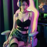 Cathryn Li Instagram - 喜歡哪一張？ Received the new Razer Kraken Kitty v2 bt from @razer #gifted