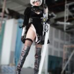 Cathryn Li Instagram – Nier Automata 2B ~ double tap❤️