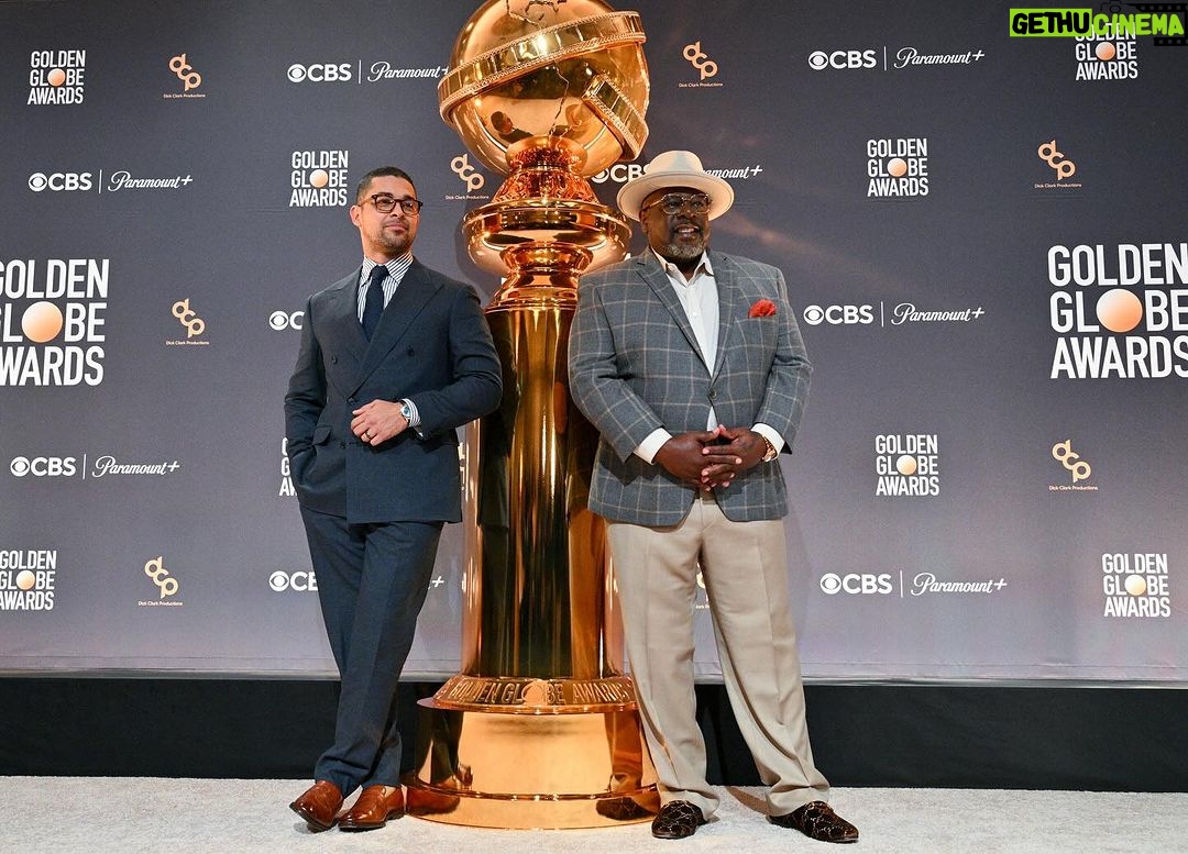 Cedric the Entertainer Instagram - Thank you to @cedtheentertainer and @wilmervalderrama for announcing this year's #GoldenGlobes nominees!