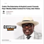 Cedric the Entertainer Instagram - Check out our article on @deadline ! Our website is live!! Submit your videos and YOU could win $1000! 💵🤣