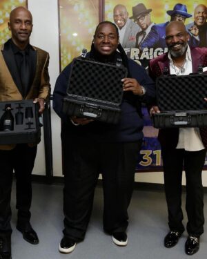 Cedric the Entertainer Instagram - Brought in the NEW YEAR etching our names in the history of @unitedcenter in Chicago. Another great run in 2023…. But, we’re coming for #MoreIn24 ✌🏾

@unitedcenter :
ARTIST GIFT: Engraved champagne bottles and glasses to bring in 2024! 🥂

🏆 COMEDY RECORD: With the NYE show in Chicago, @CedTheEntertainer and @RealDLHughley set a record for most comedy shows in United Center history! Their cases listed all 8 shows to commemorate this moment.

✍️ Each comedian autographed one bottle set that will stay in the United Center vault to remember the historic night.

We wrapped 2023 in a big way here in Chicago!