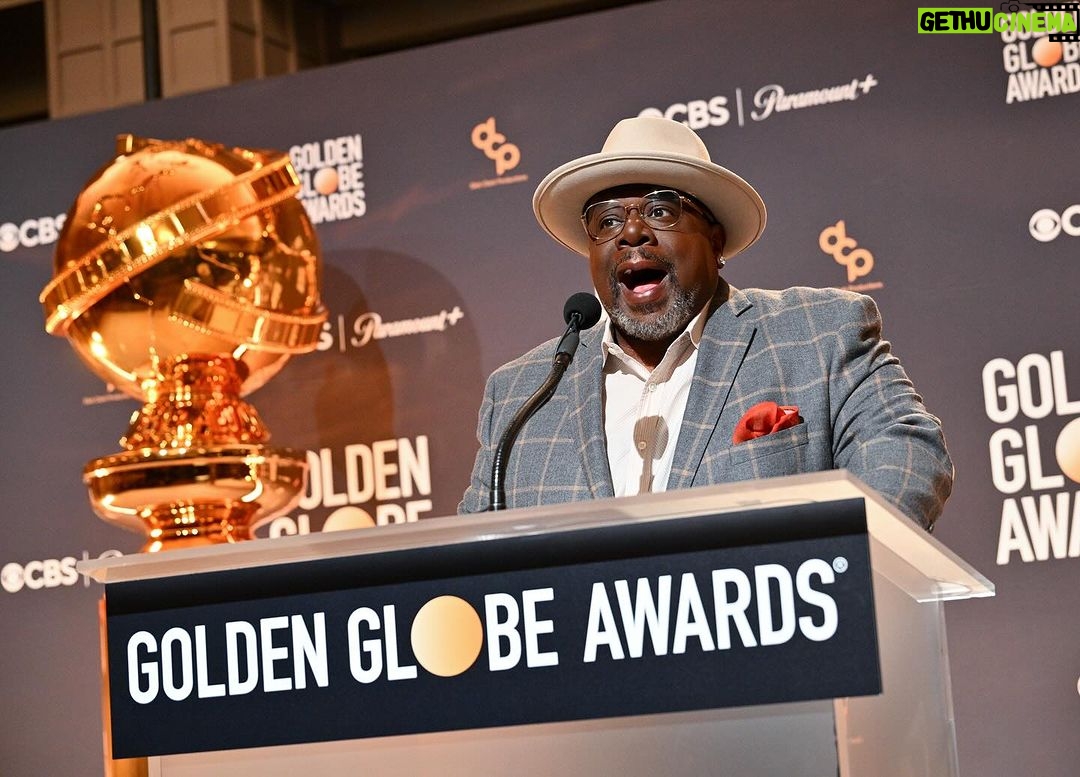 Cedric the Entertainer Instagram - Thank you to @cedtheentertainer and @wilmervalderrama for announcing this year's #GoldenGlobes nominees!