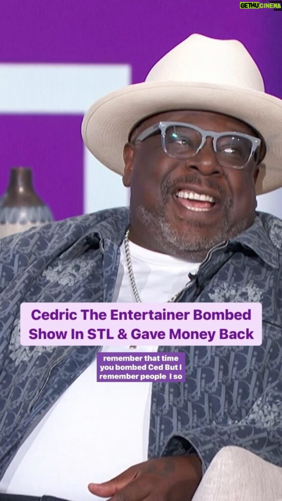 Cedric the Entertainer Instagram - @cedtheentertainer fumbles the show in his hometown 😭 #stl #comedy