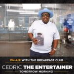 Cedric the Entertainer Instagram - 🚨 The legendary kings of comedy @cedtheentertainer will be in the building tomorrow morning on #TheBreakfastClubBET discussing his new 📘 ‘Flipping Boxcars’ !!! ➡️Set your alarms to listen in live from 6a-10a locally or on the 🆓 @iHeartRadio app ! You can catch us live at 9a on @bet 🔥 Letssss goooo 💯