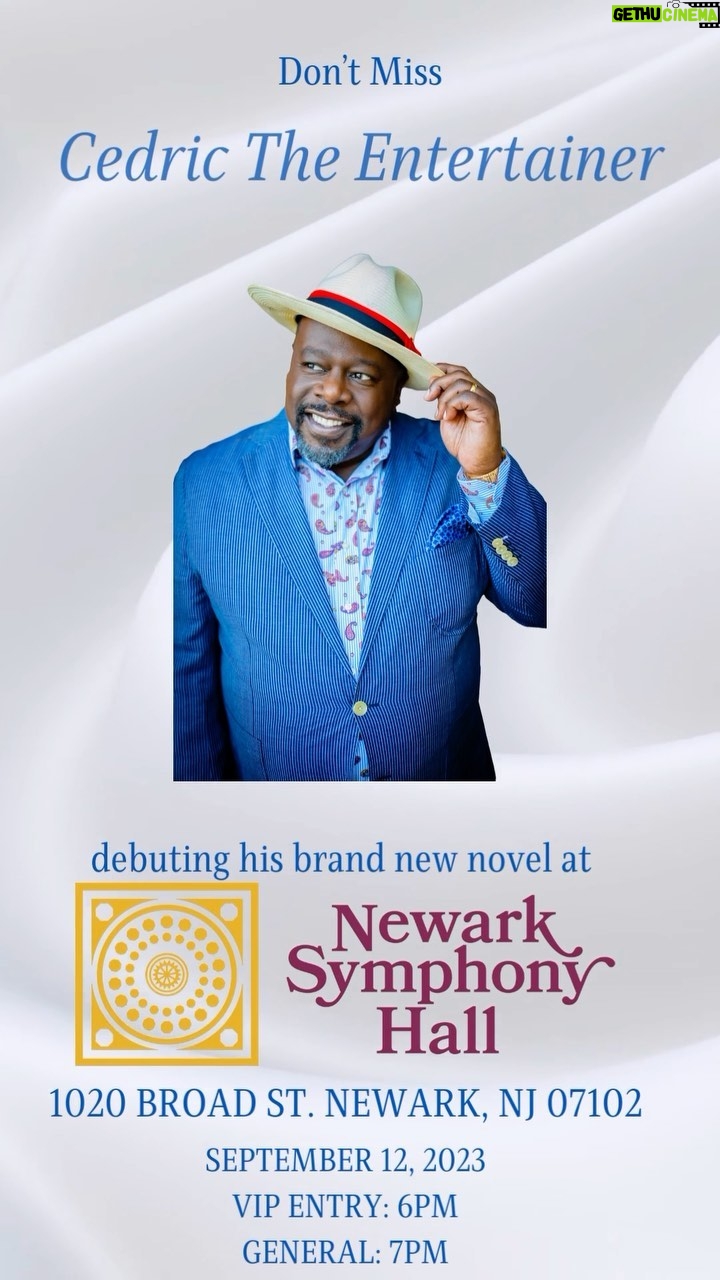 Cedric the Entertainer Instagram - 📚✨IT’S PUBLICATION DAY!!✨📚 MY DEBUT BOOK RELEASE IS AVAILABLE FOR PURCHASE, ASK FOR “FLIPPING BOXCARS” WHEREVER BOOKS ARE SOLD!! We’re kicking things off this evening with a LIVE EVENT & BOOK SIGNING at @newarksymphonyhall 📍 This is the 1st of many YOU DON’T WANT TO MISS, SO STAY PLUGGED IN W/ME HERE ON SOCIAL… I’LL HOLLA✌🏾 Newark, New Jersey