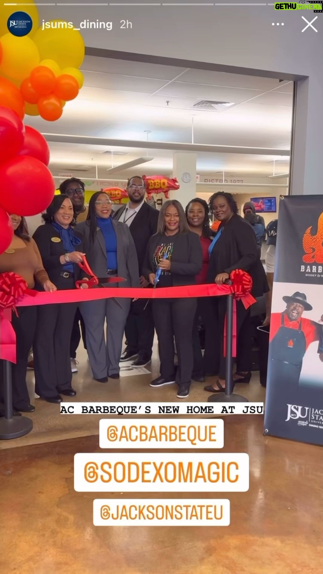 Cedric the Entertainer Instagram - Huge week for our JSU fam and itβs only Tuesday! Congrats to @sonicboom_ots for one heck of a show at Super Bowl LVIII π₯ and shout out to the team @jsums_dining and @sodexomagic on the grand opening of our very first AC Barbeque @jacksonstateu. CATCH THE DRIP now at the Legacy Food Court π―ππ #theeilove #HBCUpride #jacksonstate #jsumsdining #sodexo #sodexomagic #LuvDaBoom