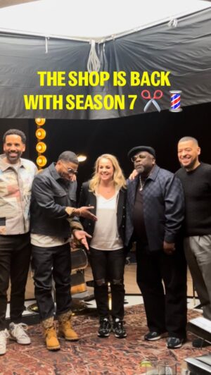 Cedric the Entertainer Instagram - Coming in HOT. 🔥

Catch #TheShop Season 7 premiere featuring @nelly, @officialbeckyhammon, and @cedtheentertainer THIS Thursday at 9am PT on our YouTube!