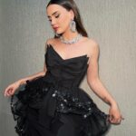 Celeste Cid Instagram - una noche en mi @carolinaherrera (explícame este vestido 🫠♥️)
