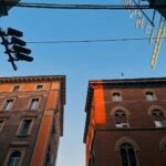 Celeste Cid Instagram - Los pórticos, Bolonia, la tarde y la luz de la tarde. Bologna Centro Storico