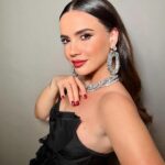 Celeste Cid Instagram - una noche en mi @carolinaherrera (explícame este vestido 🫠♥️)