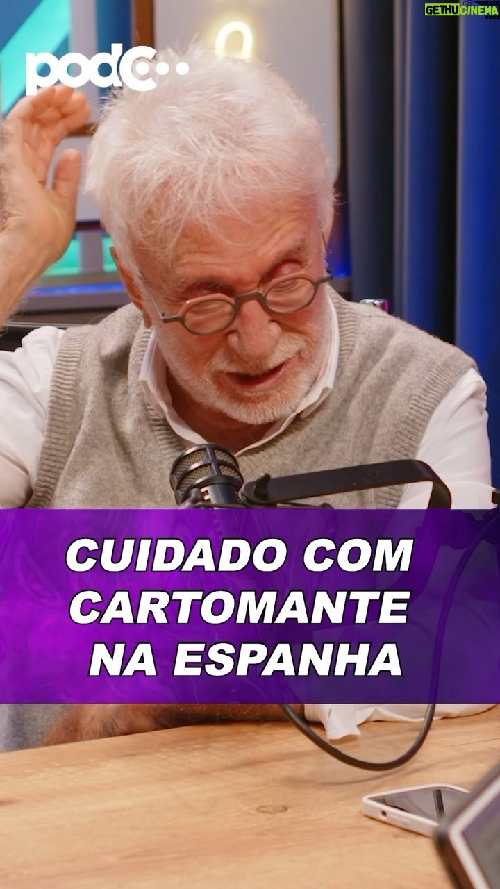 Celso Portiolli Instagram - A cartomante mais perigosa da Espanha! Assista completo no PodC no Youtube. Link na Bio.