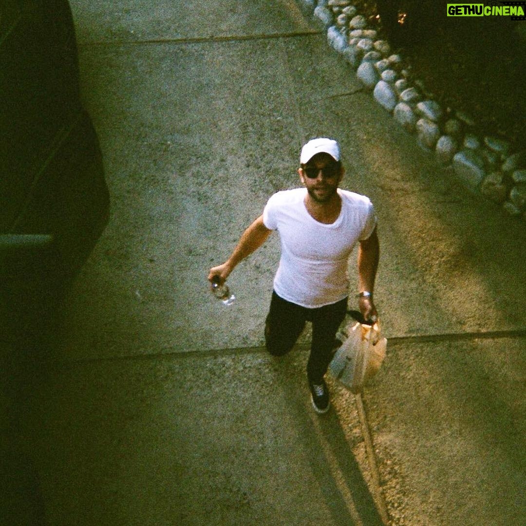 Chace Crawford Instagram - Bringin' home the bacon. And some milk. And eggs.