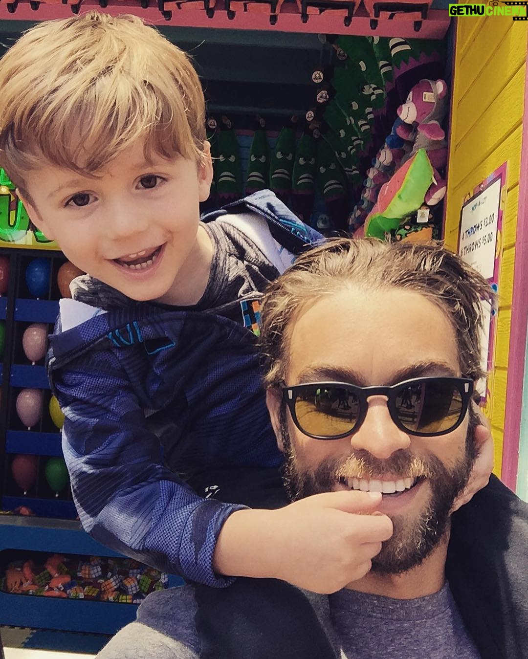 Chace Crawford Instagram - Took the little guy to the Pier couple weekends ago