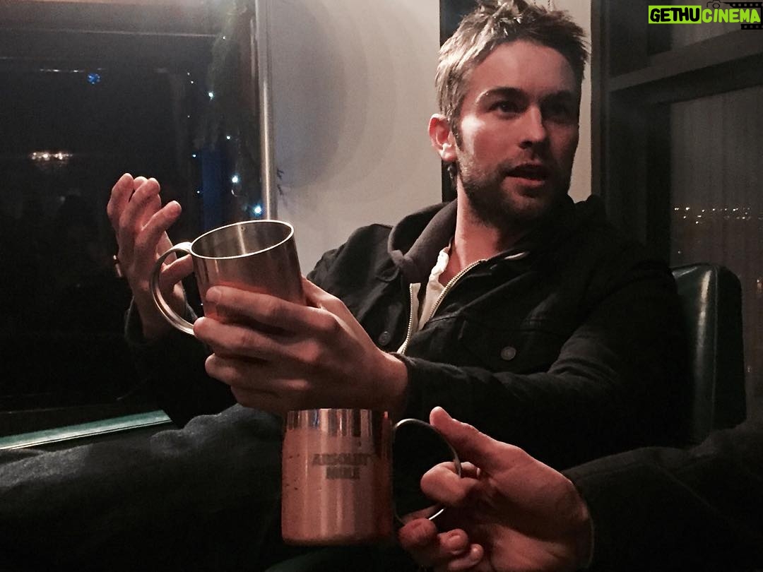 Chace Crawford Instagram - A night out with @absolutvodka_us in BK. Celebrating the launch of AbsolutHoppr.com. #AbsolutHoppr #ad