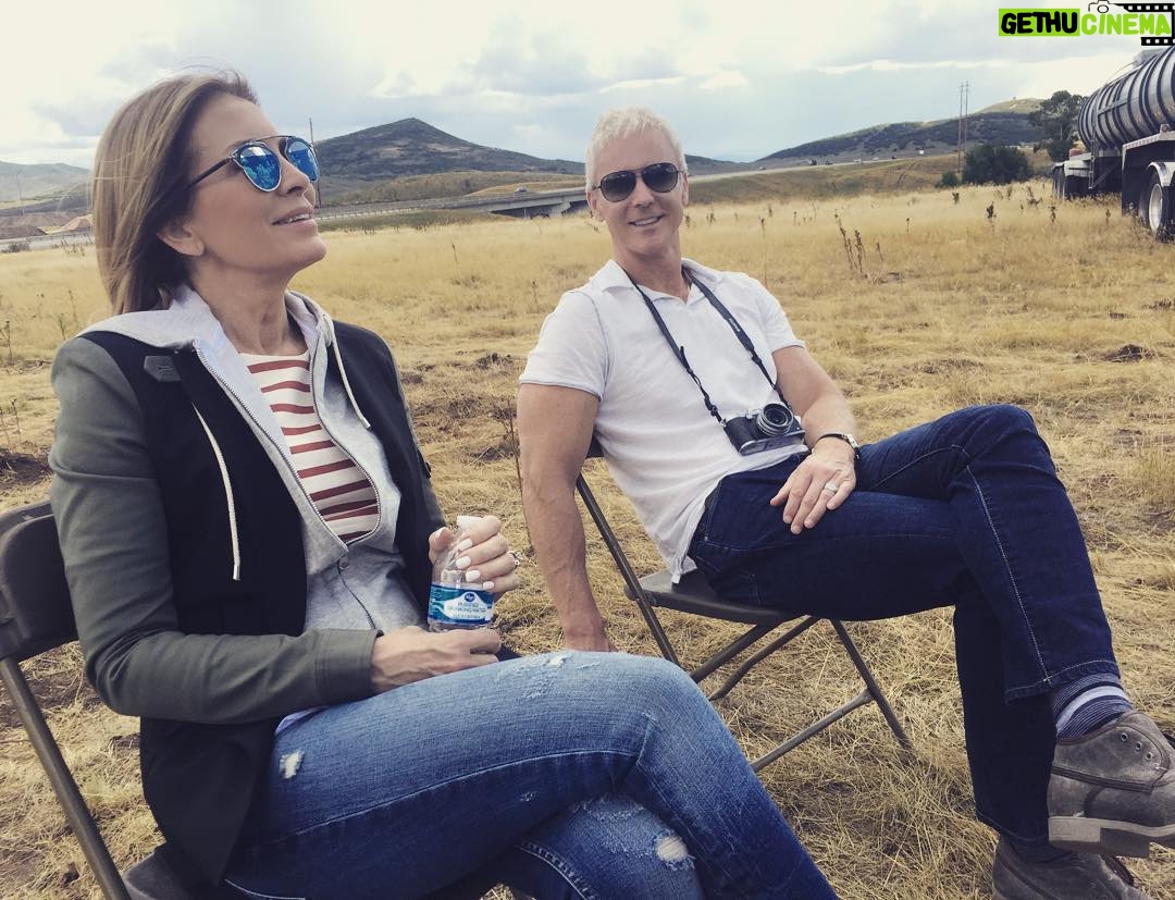Chace Crawford Instagram - Look who showed up on set. Doctor C and Mama C