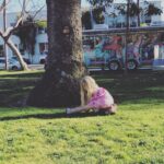 Chad Michael Murray Instagram - When your baby girl jumps off a tree & seamlessly rolls it into her favorite Super Hero Pose😂😂😂 #GirlDad #GirlDadAndDangProudOfIt I only wish I was as cool as her 😎
