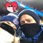 Chad Michael Murray Instagram - A true valentine fights through that -6 degree windchill with you in Buffalo coz you are a team supporting your team together♥️ My valentine ♥️ I love you Sarah. Let’s add this to the memory vault😉