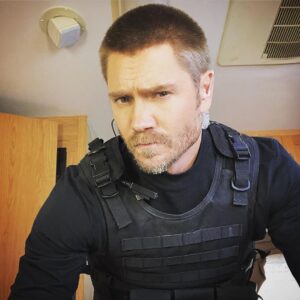Chad Michael Murray Instagram - That’s a wrap on Balzary #Fortress @lionsgate @randallemmettfilms @georgefurla