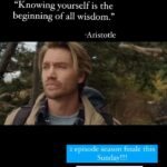 Chad Michael Murray Instagram - Learn with Cal and the rest of this amazing crew this Sunday on our Special 2 episode season finale of Sullivan’s Crossing. @ctv ! “Knowing yourself is the beginning of all wisdom.” -Aristotle #sullivanscrossing #CTV #CalJones #romance #drama #journey