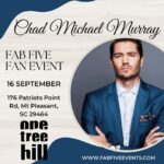Chad Michael Murray Instagram - Who’s coming out!? Let’s get together and share stories this September 16th @fabfiveevents I’m looking forward to it 🤙🤙🤙