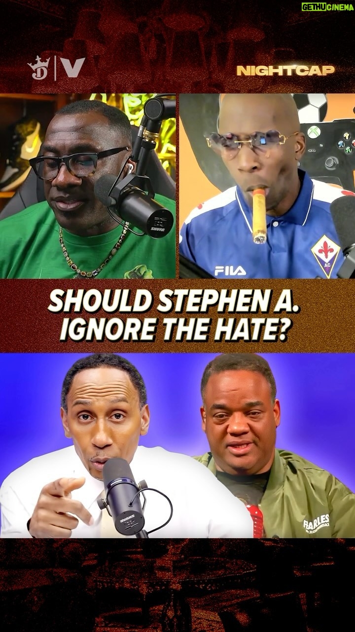 Chad Ochocinco Instagram - Unc & Ocho weigh in on the Stephen A. Smith vs. Jason Whitlock feud
