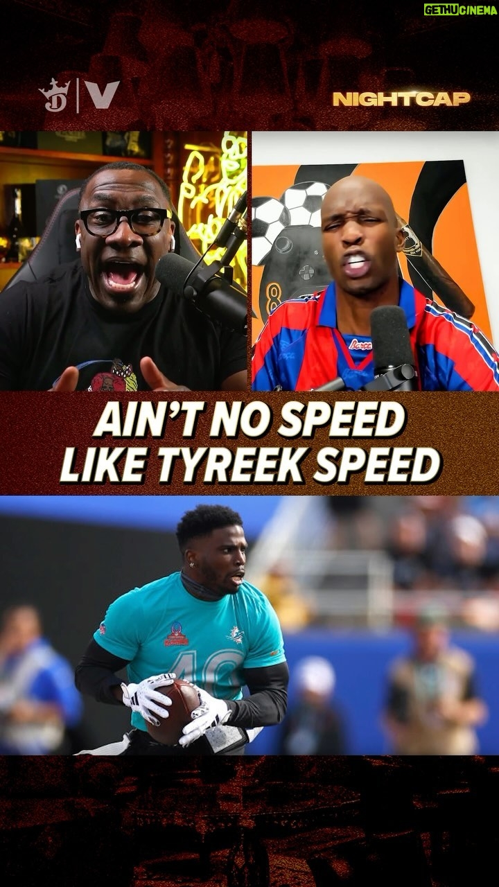 Chad Ochocinco Instagram - that Tyreek speed is DIFFERENT 💨