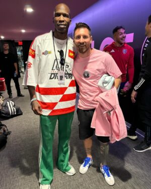 Chad Ochocinco Instagram - 17 years later: @leomessi