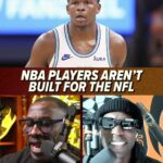 Chad Ochocinco Instagram - @shannonsharpe84 and @ochocinco have a message for Anthony Edwards: The NFL is a different animal 🗣️