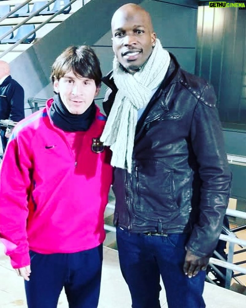 Chad Ochocinco - 132.9K Likes - 17 years later: @leomessi