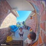 Chad Ochocinco Instagram - French Fry playing Ding Dong Ditch at 2 years old brings some great memories from the 80’s 😍