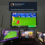 Chad Ochocinco Instagram – Saturday’s are indeed for The Boys