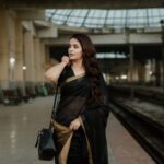 Chaitra Reddy Instagram – And that’s a wrap , journey of my beautiful train series ❤️🖤 

PC: @deepak_durai_photography ❤️
MUA: @priya_durai_makeoverartistry ❤️